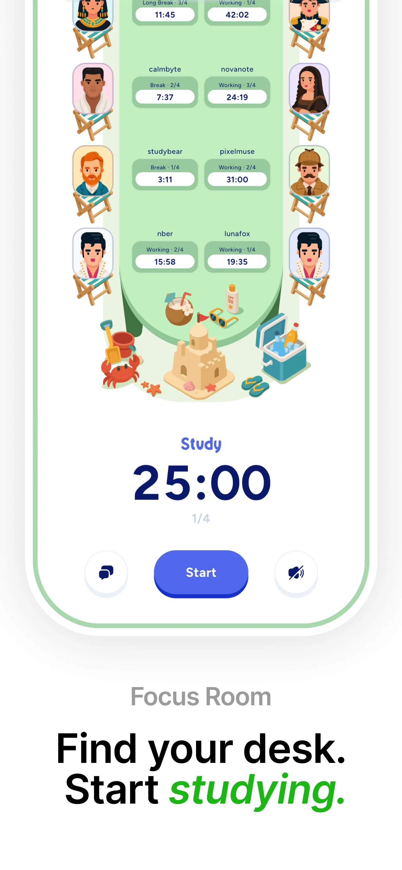 Focus Timer & Friend: Pogether screenshot