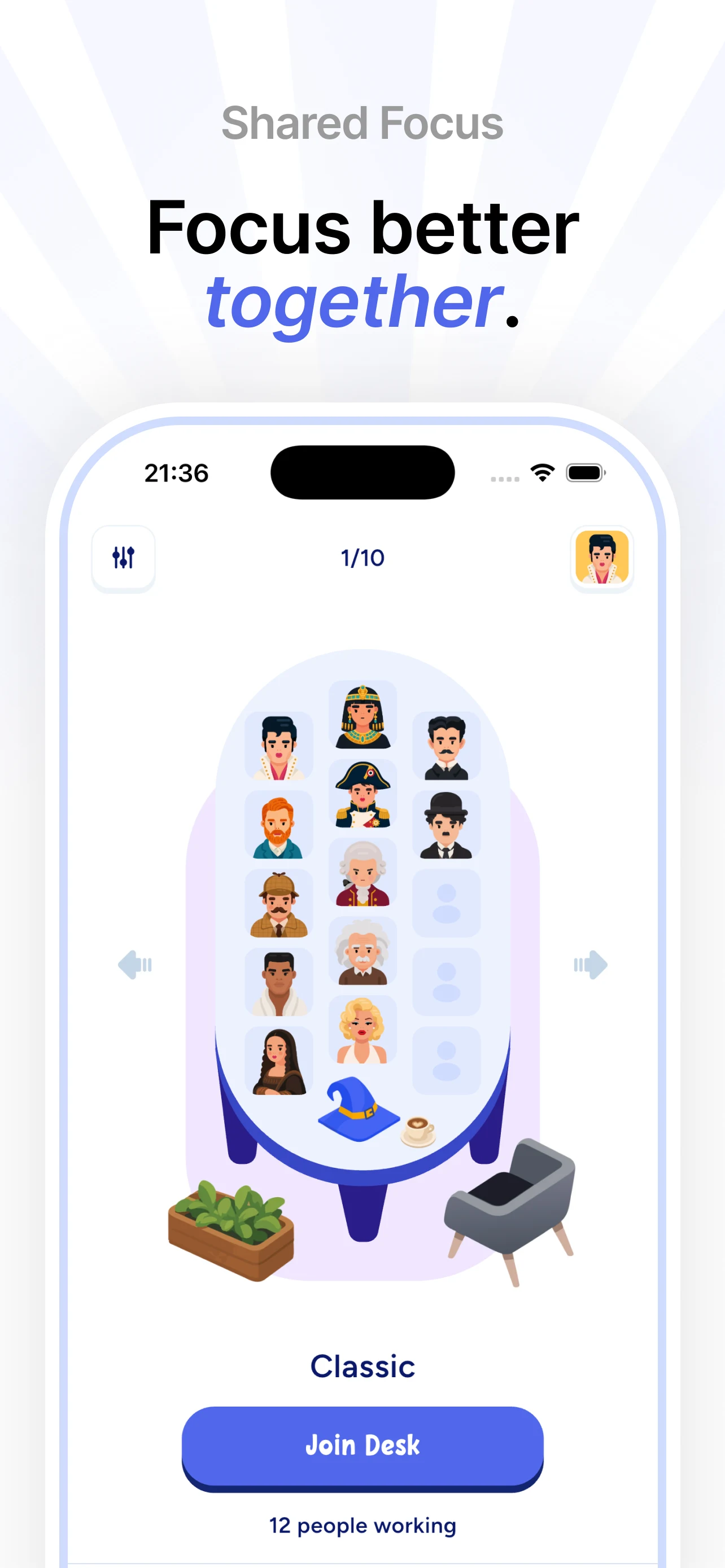 Focus Timer & Friend: Pogether screenshot